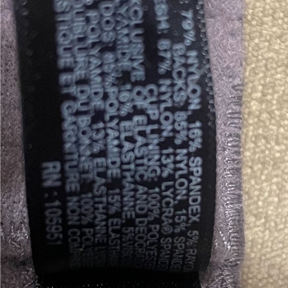 NATORI Full figured Lace Bra grey purple 36D Excellent condition 💜 - Picture 5 of 7